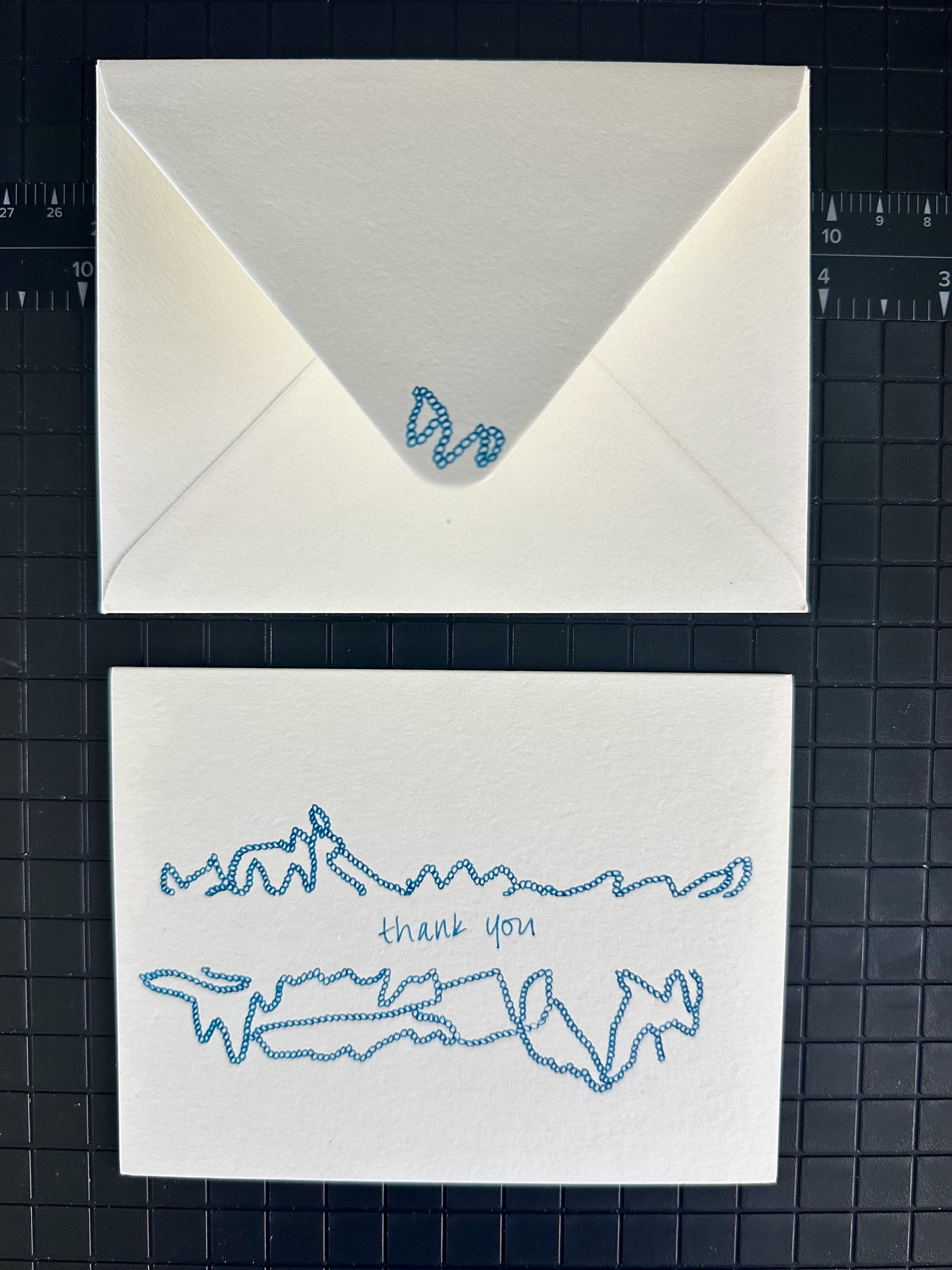 Envelope with flap doodle